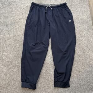 Vintage Y2K Russell Athletic Pants Navy 2XL Dri-Power 360 Joggers Lightweight